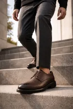 Muggo DANIEL Genuine Leather Lace-up Men's Classic Casual Shoes Muggo DANIEL Genuine Leather Lace-up Men's Classic Casual Shoes