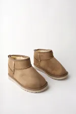 Bottines Muggo SNOW Guaranteed pour enfants, unisexes, à semelle épaisse et doublure en fourrure, idéales au quotidien.
