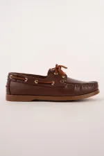 Muggo GENOVA Genuine Leather Lace-up Men's Casual Loafer Shoes Muggo GENOVA Genuine Leather Lace-up Men's Casual Loafer Shoes