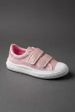 Chaussures de sport décontractées à paillettes et à scratch Muggo ORIELLA pour filles