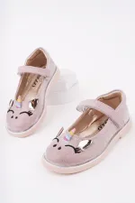 Muggo PATY Cırtlı ve Simli Günlük Kız Çocuk Babet