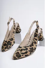 Muggo GZHW711 Escarpins à talons hauts pour femmes, dos nu, style classique décontracté, élégants et confortables.