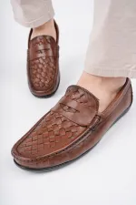 Chaussures décontractées pour hommes Muggo WOLTZ en cuir véritable classique garanti