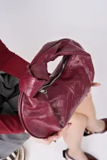 Sac à main ovale noué Muggo CAPSULE pour femme