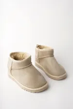 Bottines Muggo SNOW Guaranteed pour enfants, unisexes, à semelle épaisse et doublure en fourrure, idéales au quotidien.
