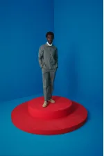 Muggo DENZEL Chaussures pour hommes classiques, confortables et orthopédiques, sans lacets, en cuir véritable, garanties pour tous les jours