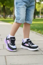 Muggo ZUZU Velcro and Lace-up Everyday Kids' Sneaker Sports Shoes