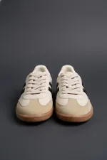 Muggo DORGO Kadın Günlük Bağcıklı Yürüyüş Koşu Sneaker Spor Ayakkabı