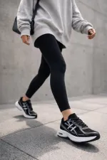 Muggo HYNEX Women's Thick Sole Lace-up Casual Sneaker Sports Shoes