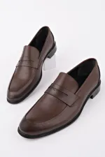 Chaussures classiques pour hommes Muggo H040 en cuir véritable