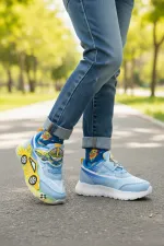 Muggo CAR Velcro Car and Light-Up Kids' Casual Sneaker Sports Shoes