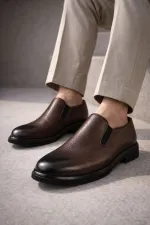 Muggo DIMITROV Genuine Leather Laceless Men's Classic Casual Shoes Muggo DIMITROV Genuine Leather Laceless Men's Classic Casual Shoes