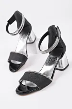 Chaussures à talons courts pailletées à bride cheville pour filles Muggo NOŞA