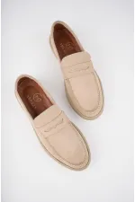 Muggo DENZEL Chaussures pour hommes classiques, confortables et orthopédiques, sans lacets, en cuir véritable, garanties pour tous les jours