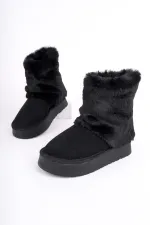 Muggo COZY Kürklü Kalın Taban Çocuk Kışlık Mini Bot