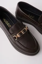 Mocassins décontractés pour femmes Muggo OXFORDIA avec boucle métallique