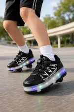 Muggo SKY Kids Light-Up Roller Skate Sneaker Sports Shoes Muggo SKY Kids Light-Up Roller Skate Sneaker Sports Shoes