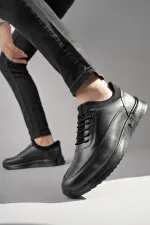 Muggo GRATUIT Garantie Chaussures orthopédiques confortables et classiques décontractées pour hommes en cuir véritable