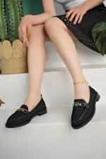 Mocassins décontractés pour femmes Muggo WINCE en maille, avec boucle métallique.