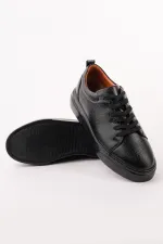 Muggo LEONS Genuine Leather Men's Thick Sole Lace-up Casual Sneaker Muggo LEONS Genuine Leather Men's Thick Sole Lace-up Casual Sneaker