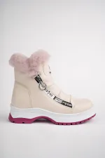 Muggo BUBBLE Guaranteed Non-Slip Sole, Fur Lined, Side Zipper Kids' Boot