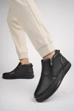 Muggo DAVILA Guaranteed Double Zip Fur-Lined Men's Boots