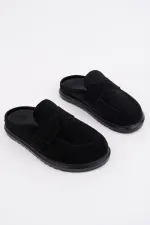 Mocassins Muggo Vintage en cuir suédé, décontractés et confortables, à bout fermé, pour femmes.