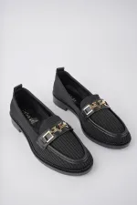 Mocassins décontractés pour femmes Muggo WINCE en maille, avec boucle métallique.