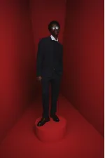 Muggo SAMUEL Chaussures pour hommes classiques et confortables en cuir véritable, style décontracté, avec semelle orthopédique épaisse.