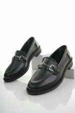 Muggo SUSSIE Guaranteed Metal Buckle Women's Loafer Casual Shoes