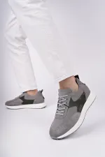 Chaussures de sport décontractées pour hommes Muggo SVENSON, à lacets et semelle épaisse, en cuir véritable.