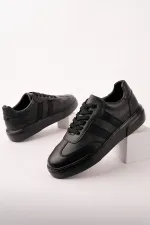 Chaussures de sport décontractées à lacets en cuir véritable Muggo REEDS pour hommes