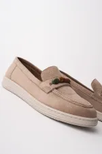 Mocassins décontractés en daim à détails perlés pour femmes Muggo AUREVA