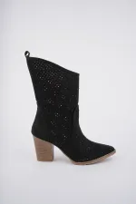 Muggo Indiana Guaranteed Women's Laser Cut Stylish and Comfortable Cowboy Summer Boots