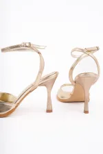 Muggo CHARLOT Women's Ankle Strap Stiletto Heel Shoes