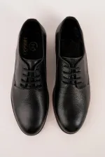 Muggo MATHEW Genuine Leather Lace-up Men's Classic Casual Shoes