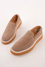 Muggo COVENT Genuine Suede Leather Laceless Men's Casual Loafer Shoes Muggo COVENT Genuine Suede Leather Laceless Men's Casual Loafer Shoes
