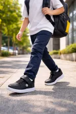 Muggo SNYDER Velcro and Lace-up Kids' Casual Sneaker Sports Shoes Muggo SNYDER Velcro and Lace-up Kids' Casual Sneaker Sports Shoes