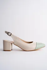 Muggo SHARON Garantili Kadın Günlük Topuklu Ayakkabı