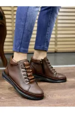 Bottes d'hiver à lacets et fermeture éclair Muggo M226 pour hommes (garantie)