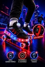 Muggo SKY Kids Light-Up Roller Skate Sneaker Sports Shoes Muggo SKY Kids Light-Up Roller Skate Sneaker Sports Shoes