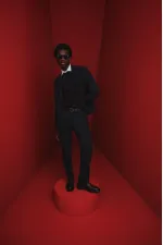 Muggo SAMUEL Chaussures pour hommes classiques et confortables en cuir véritable, style décontracté, avec semelle orthopédique épaisse.