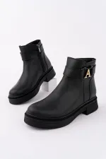 Bottes zippées pour femmes Muggo VENTOZA avec détail de ceinture et de boucle