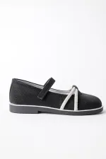 Ballerines Muggo UNICORN pour filles, semelle orthopédique légère, ornées de strass et fermeture velcro, garanties pour tous les jours.