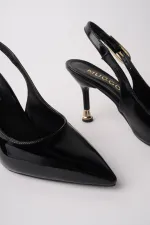 Escarpins à bout pointu et dos ouvert pour femmes Muggo CHIC