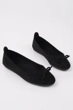 Muggo MİU Fiyonklu Kadın Deri Günlük Babet