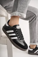 Muggo JABBAR Unisex Ortopedik Günlük Garantili Bağcıklı Yürüyüş Koşu Sneaker Spor Ayakkabı