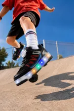 Muggo SKY Kids Light-Up Roller Skate Sneaker Sports Shoes Muggo SKY Kids Light-Up Roller Skate Sneaker Sports Shoes
