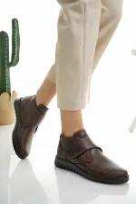 Bottes pour femmes Muggo en cuir véritable avec semelle orthopédique et éperon du talon, garanties médicalement