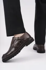 Chaussures orthopédiques décontractées pour hommes Muggo DIEGO Classic en cuir véritable